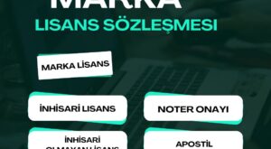 Marka lisans sözleşmesi yazılı şekil şartı, sicile kayıt ve uluslararası prosedürlerin anlatıldığı rehber görseli