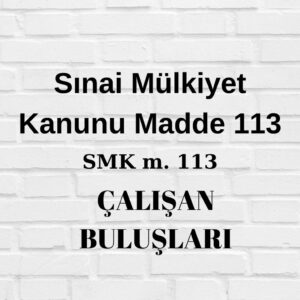 SMK(Sınai Mülkiyet Kanunu) 113 çalışan buluşları, çalışan buluşları veya işçi buluşları hak sahipliği serbest buluş çalışan buluşu ayrımı