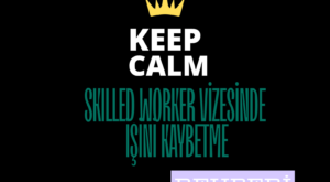 Skilled Worker vizesi sahiplerinin iş kaybı sonrası karşılaşacağı süreçlerin ve yasal hakların görselleştirilmesi.